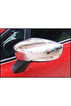 Nissan Micra Krom Ayna Kapağı 2 Parça 2016 ve üzeri Paslanmaz Çelik