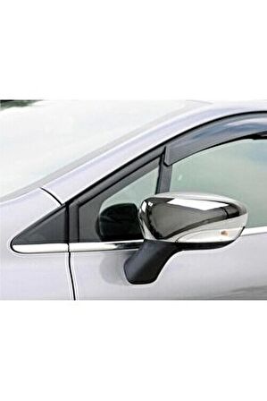 Nissan Micra Krom Ayna Kapağı 2 Parça 2016 ve üzeri Paslanmaz Çelik