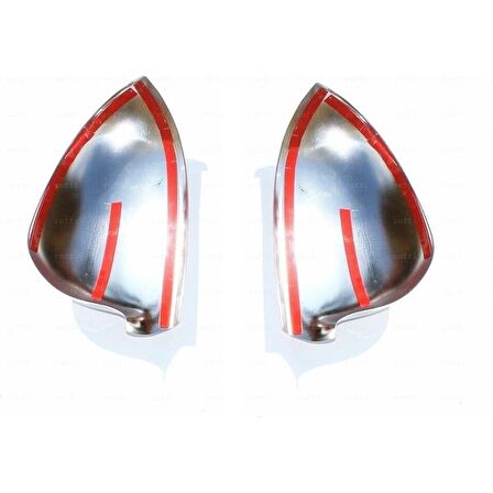 Skoda Superb Krom Ayna Kapağı 2 Parça 2008-2015 Arası Paslanmaz çelik