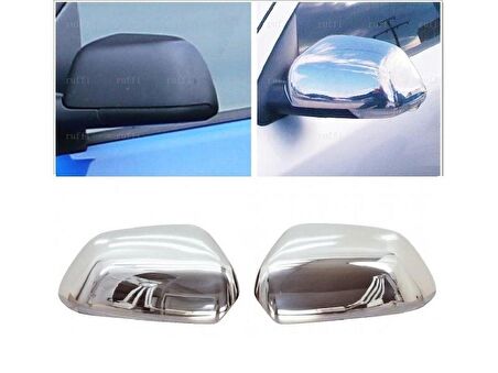 Skoda Octavia Krom Ayna Kapağı 2 parça 2004-2008 Arası P.Çelik