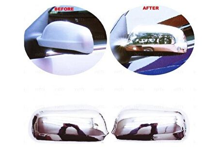 Skoda Octavia A4 Krom Ayna Kapağı 2 prç. 1998-2004 Arası P. Çelik
