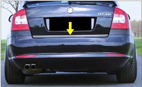 Skoda Octavia Krom Alt Bagaj Çıtası 2008-2013 P. Çelik