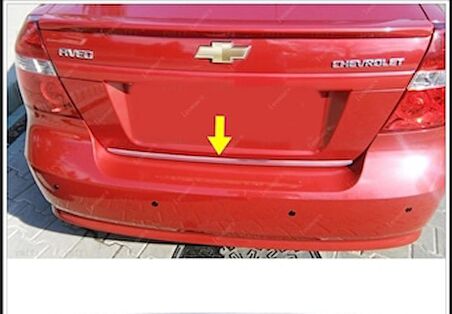 Chevrolet Aveo Sedan T200 Krom Bagaj Alt Çıta P.Çelik 2005-2011 Arası