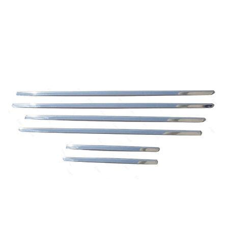Audi A3 Krom Cam Çıtası 6 pcs P.ÇELİK 2005-2012 Arası P.Çelik