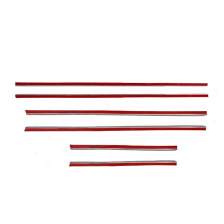 Audi A3 Krom Cam Çıtası 6 pcs P.ÇELİK 2005-2012 Arası P.Çelik