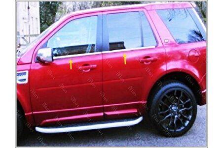 Land Rover Freelander 2 Krom Cam Çıtası 4 prç. 2007 Üzeri P.Çelik