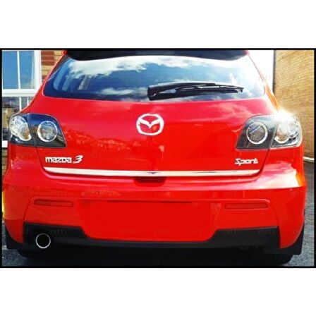 Mazda 3 HB Krom Bagaj Alt Çıtası 2003-2009 ARASI P.Çelik