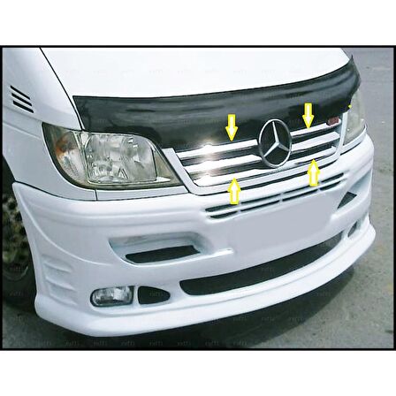 Mercedes Sprinter W901 Krom Ön Panjur 6 prç. 2003-2006 P. Çelik