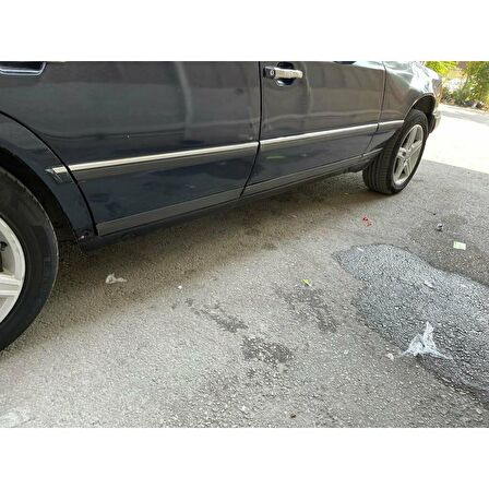 Mercedes E Klasse W124 Krom Yan Kapı Çıtası 8 prç 1984-1995 arası P.Çelik
