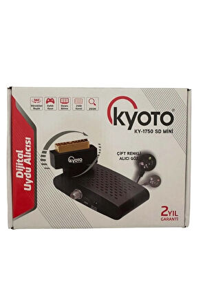 KYOTO DİJİTAL UYDU ALICISI KY-1750 SD MİNİ KUMANDALI