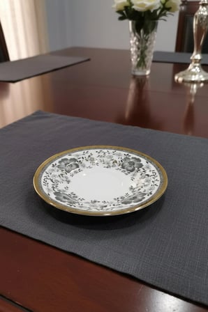 Gracella Altın Yaldızlı Ayaklı Türk Kahvesi Fincanı 90 cc-Gri