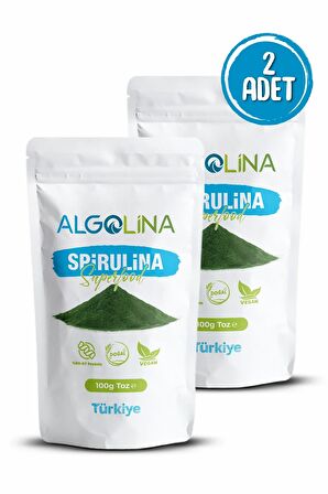 Spirulina Tozu 100 Gr (2 Adet) - Bitkisel Protein Kaynağı