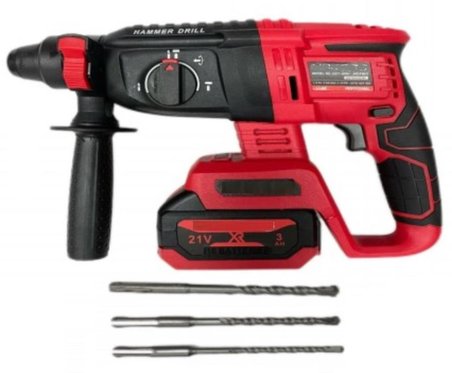Algaride HKT 909H Akülü Hilti 4-18 mm Delme 0-960 Devir 0-420 Darbe Tek Bataryalı 10 Pilli Kırıcı Delici