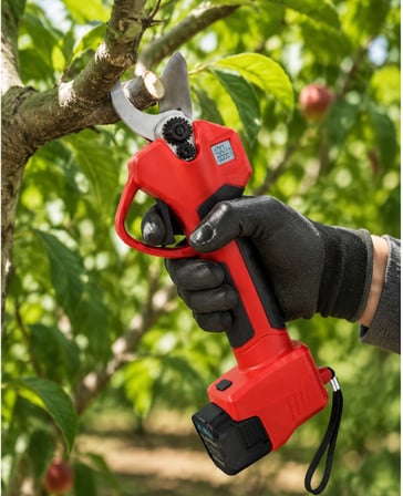 Algaride Wedo wsm125 16,8v Şarjlı Budama Makası 25mm Kesim Dijital Göstergeli 2.0 Ah Li-ion Bataryalı Prof Dal Kesme Makines