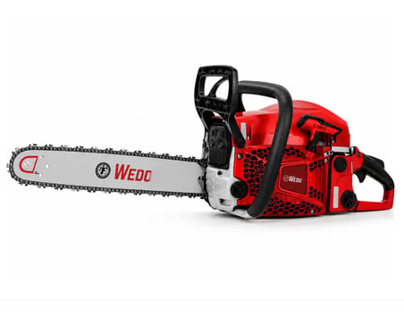 Algaride Wedo CS581 54.5 cc Benzinli Motorlu Testere 2.4kW 50 cm Pala 3/25 Zincir Profesyonel Ağaç Kesim Motoru