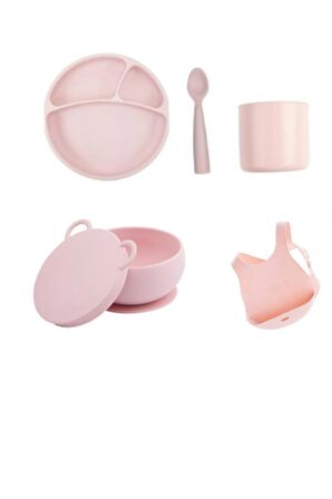 5 Parça Pembe Silikon Set