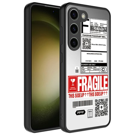 Galaxy S23 Kılıf Aynalı Desenli Kamera Korumalı Parlak  Mirror Kapak