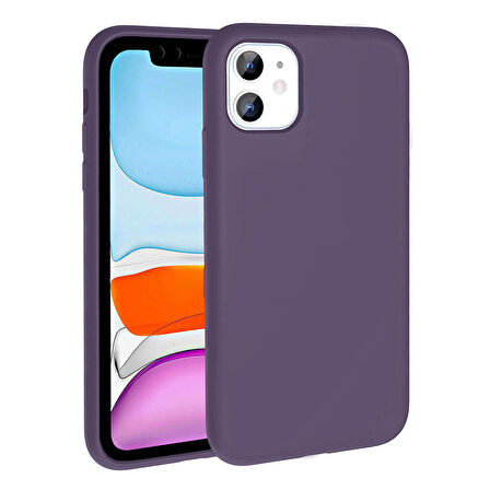 Apple Uyumlu iPhone 11 Kılıf M-safe Şarj Özellikli Sıvı Teknolojili Silinebilir Sert  Kivi Kapak