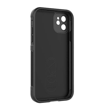Apple Uyumlu iPhone 11 Kılıf Esnek TPU Oyuklu Arka Yüzey Tasarımlı  Etnik Silikon Kapak