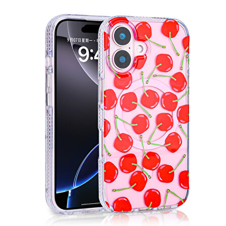 Apple iPhone 16 Plus Kılıf M-safe Şarj Özellikli  Stilo Kapak