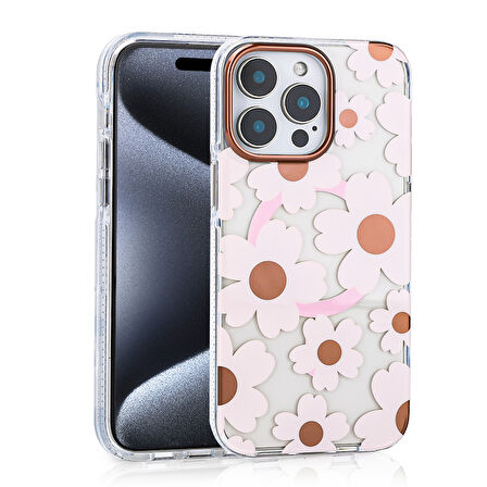 Apple iPhone 14 Pro Max Kılıf M-safe Şarj Özellikli  Papat Kapak