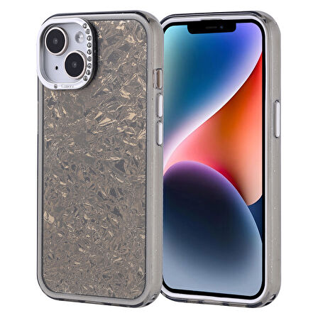 Apple iPhone 13 Kılıf Taşlı Tasarımlı  Kapi Kapak