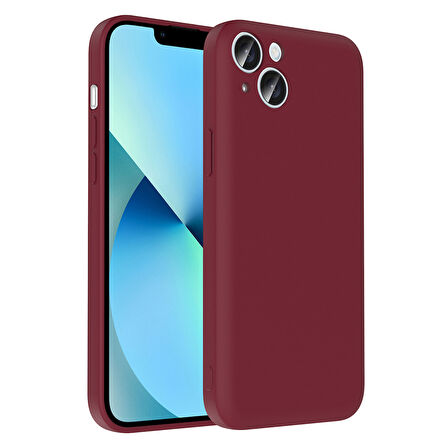 Apple iPhone 13 Kılıf Kamera Korumalı Kartlık Hazneli  Vitra Kapak