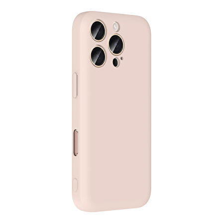 Apple iPhone 16 Pro Kılıf Kamera Korumalı Kartlık Hazneli  Vitra Kapak