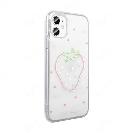 Apple Uyumlu iPhone 11 Kılıf Şeffaf Figürlü  Folk Sert Kapak