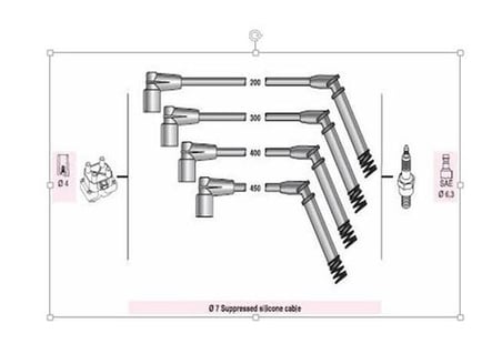 Autoline AOP90281 Buji Kablosu Astra F Corsa B (c14se C16se) 4 Metal Tuplu(aop103)