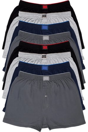 Erkek Penye Düz Boxer 4'lü