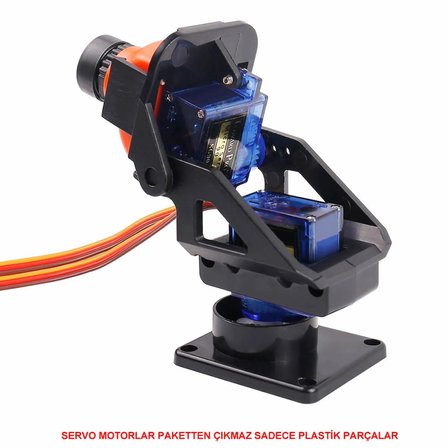 Pan Tilt 2 Eksen - Sg90 Servo Motor Pt Ptz Fpv Hareket Edebilir