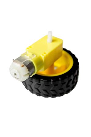 Robot Tekerlek Motoru Tt Motor Redüktörlü Mecanum Uyumlu