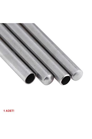 Çelik Sensör Başlığı 8x50mm Kılıf Sıcaklık Isı Sensör Kutusu Metal Tüp Boru (10 ADET)