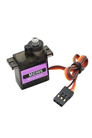 5v Mg90s Metal Dişli Servo Motor 180 Derece Dişli Kol Seti 2kg/cm