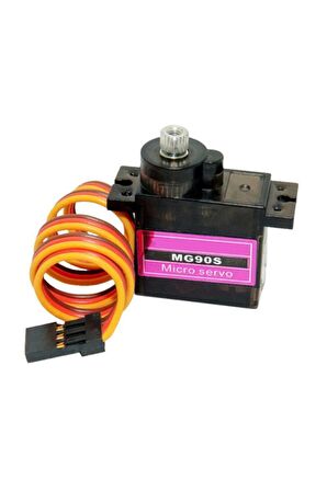 5v Mg90s Metal Dişli Servo Motor 180 Derece Dişli Kol Seti 2kg/cm
