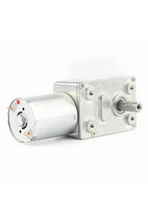 Jgy370 Dc 12v 10 Rpm Redüktörlü Dc Motor 2 Yönde Dönme L Tip 15kg.cm Yüksek Tork Metal Dişli