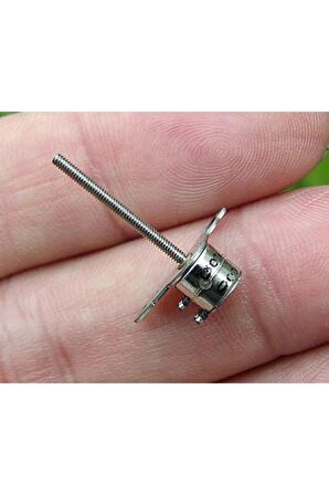 Micro Step Motor Uzun Mil 6x5,5mm 2 Faz Long Shaft (dikkat Çok Küçüktür )