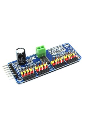 Pca9685 I2c 16 Kanal 12 Bit Pwm Sinyal Oluşturucu Kart