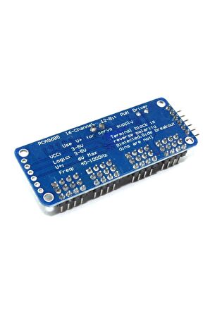 Pca9685 I2c 16 Kanal 12 Bit Pwm Sinyal Oluşturucu Kart