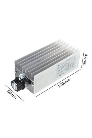 Ac 220v 10000w Dimmer-hız Kontrol Devresi-voltaj Regülatörü-scr Elektrikli Fırın Rezistans Su Isıtıc