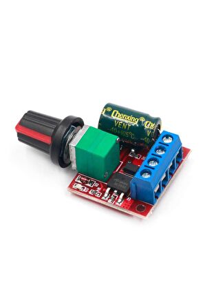 5a 35v Mini Dc Motor Pwm Potlu Hız Kontrol Devresi 90 Watt Açma Kapama Butonlu Ayarlanabilir Voltaj