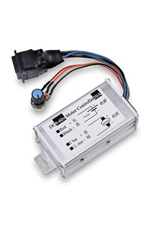 20a 60v Dc Motor Pwm Hız Kontrol Devresi %0~100 Ayarlanabilir Yön Kontrol Anahtarlı