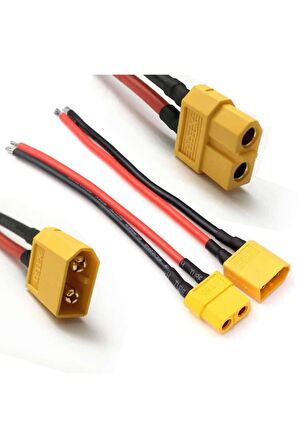 Xt60 Kablo Çifti 10cm-lipo Pil Batarya Bağlantı Kablosu