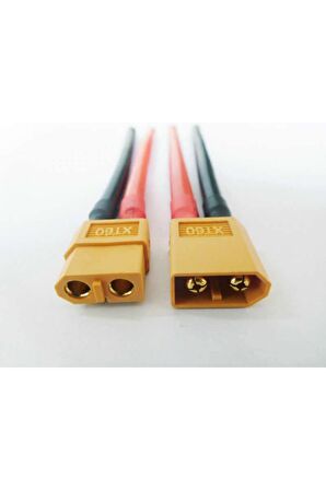 Xt60 Kablo Çifti 10cm-lipo Pil Batarya Bağlantı Kablosu