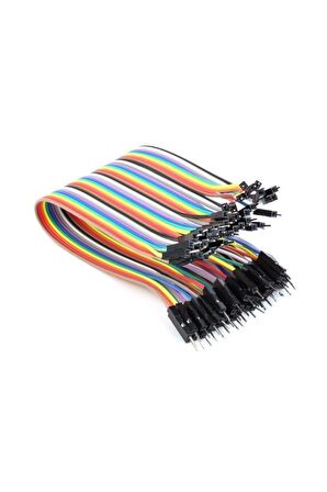 20cm 40 Pin Erkek Erkek Dupont Kablo