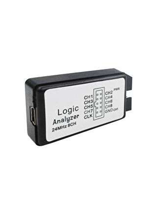Usb Lojik Analizör  24 mhz 8 Kanal - Spı I2c Uart Can Dmx512 Profesyonel Data Inceleme Debug Aracı