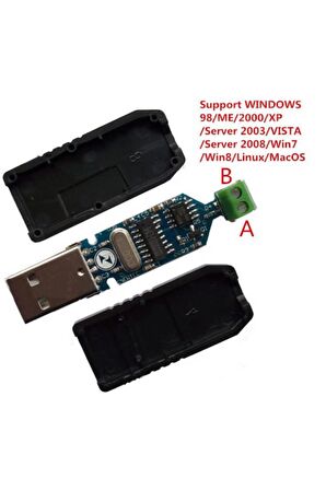 Usb To Rs485 Modül Kutulu Com Seri Port Sinyal Çevirici Haberleşme Otomasyon Plc Medikal