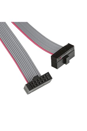 1.27mm Pitch 15cm 150mm 10 Pin Idc Flat Ribbon Kablo Programlama Data Debug Kablosu Jtag Swd
