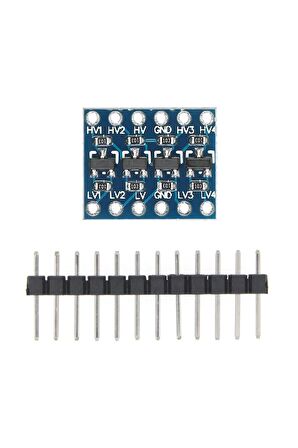 4 Kanal 2 Yönlü Lojik Seviye Dönüştürücü-5v 3.3v Sinyal Uygunlaştırıcı Iıc I2c Spı Uart Bi-direction